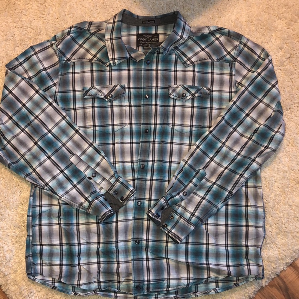 Cody James Plaid Button Down Shirt